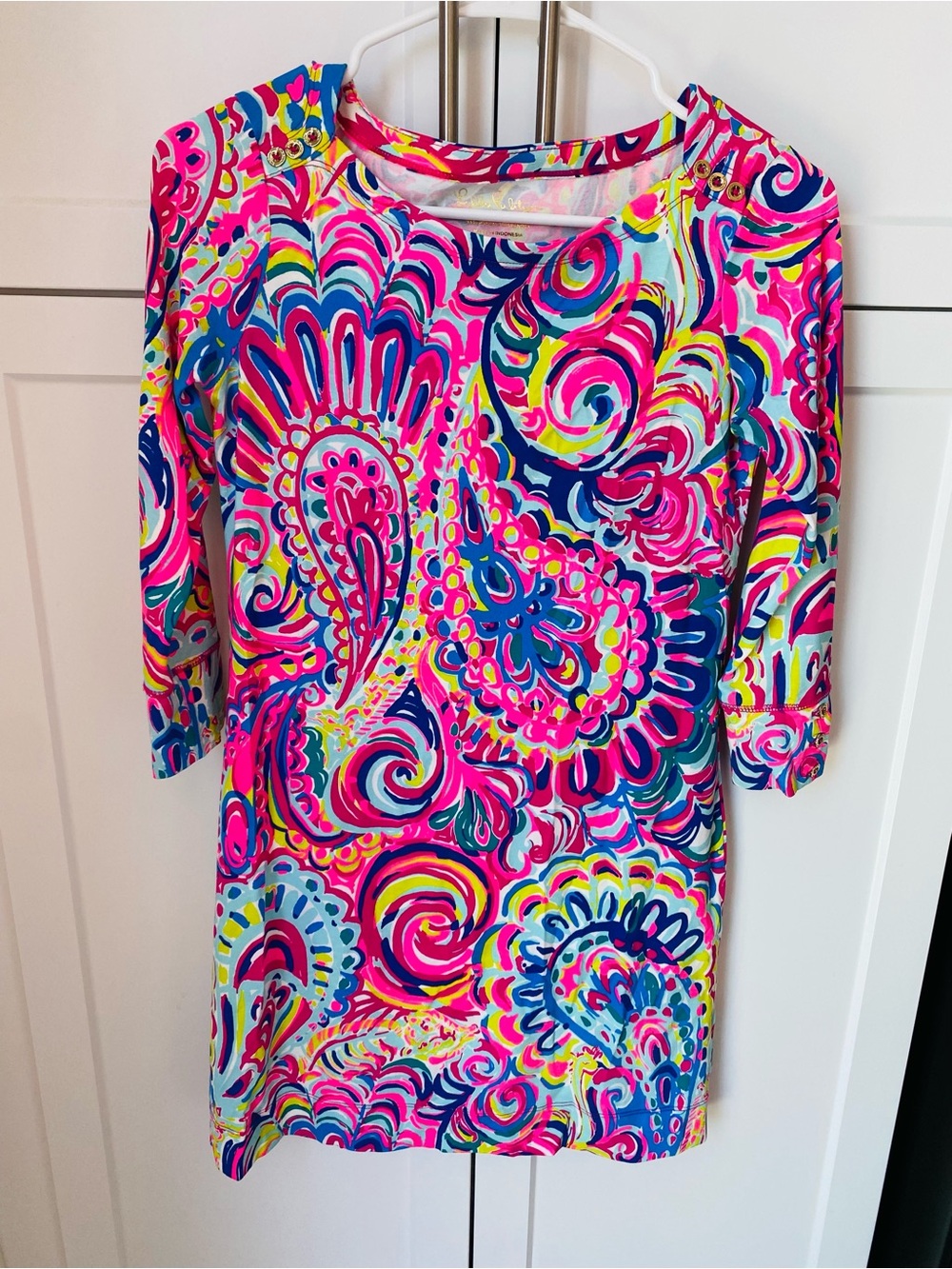 Lilly Pulitzer womens XS psychedelic dress Marlowe
